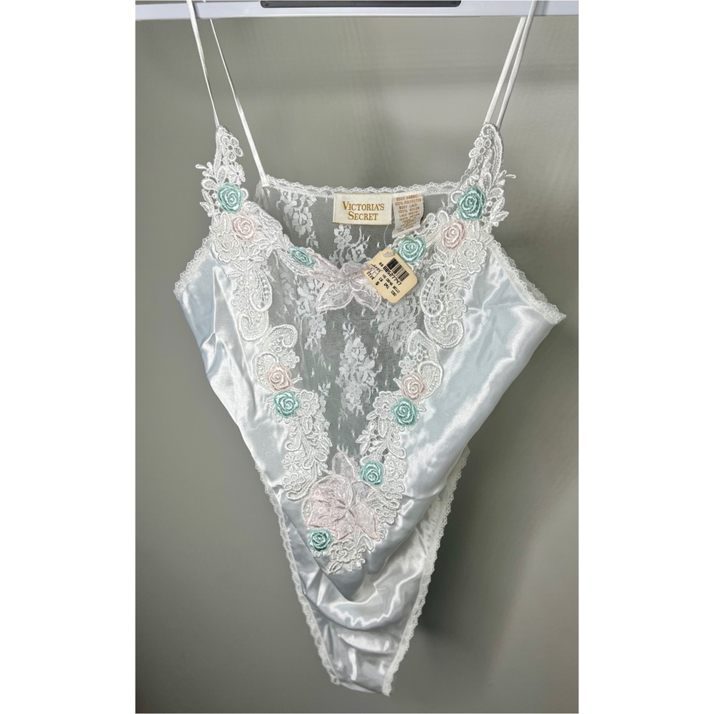 Vintage Victoria’s Secret White Bodysuit Lingerie